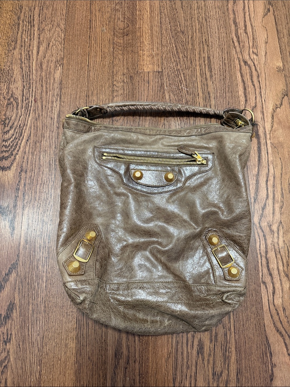 Like New Auth Balenciaga Motocross Giant Day Hobo Handbag Retails $1500